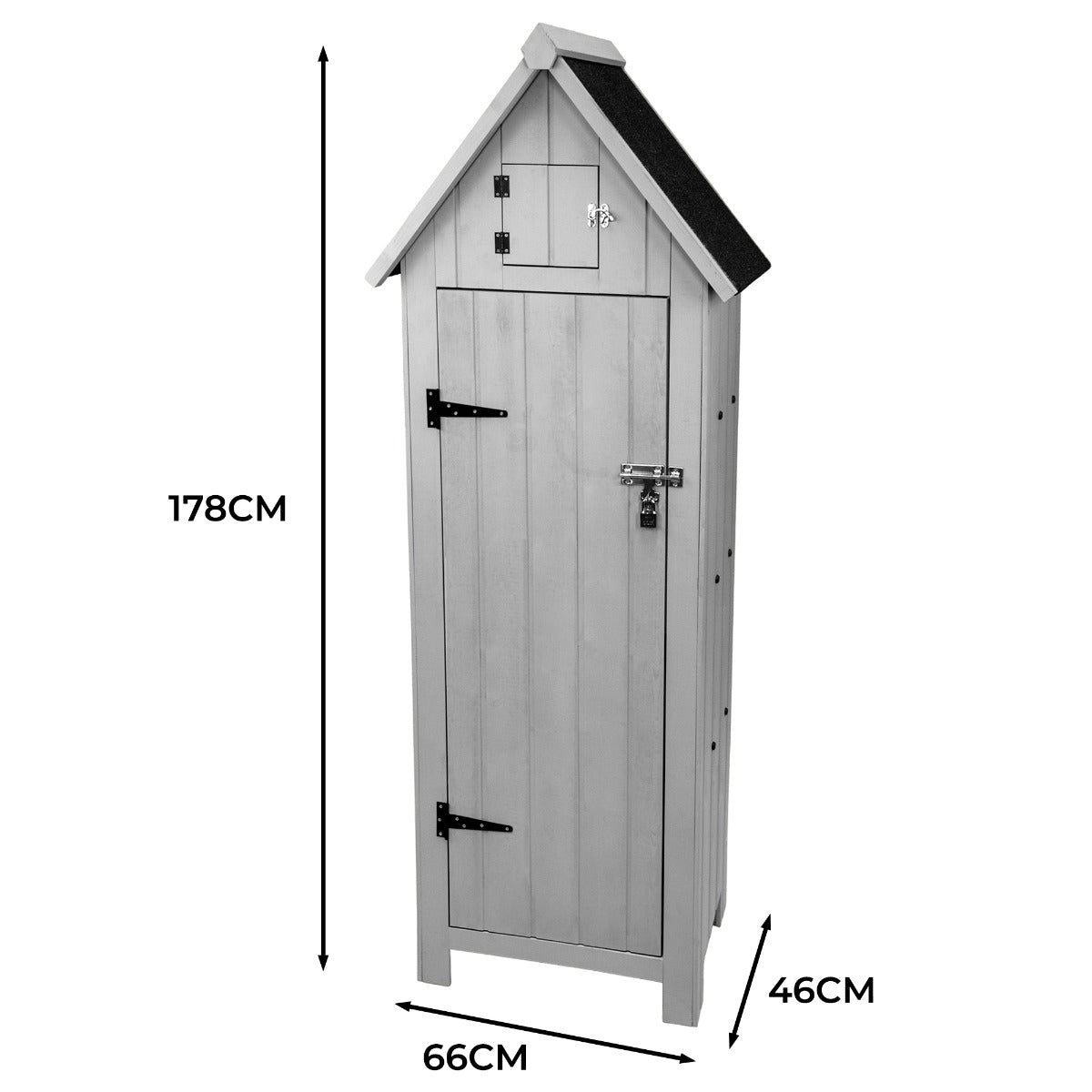 Abri de Jardin en Bois - Gris