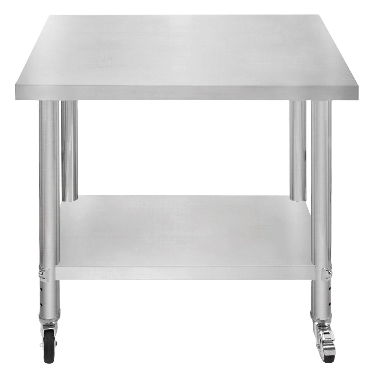 Table de Travail en Inox 76cm x 90cm x 86cm - KuKoo