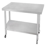 Table de Travail en Inox 76cm x 90cm x 86cm - KuKoo