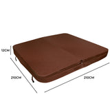 Couverture de Jacuzzi 2.1m - Marron