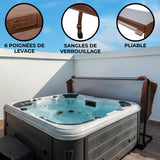 Couverture de Jacuzzi 2.2m - Marron