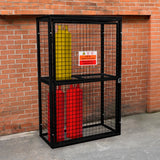 Cage Métallique de Bouteilles de Gaz - 57 x 116 x 184cm