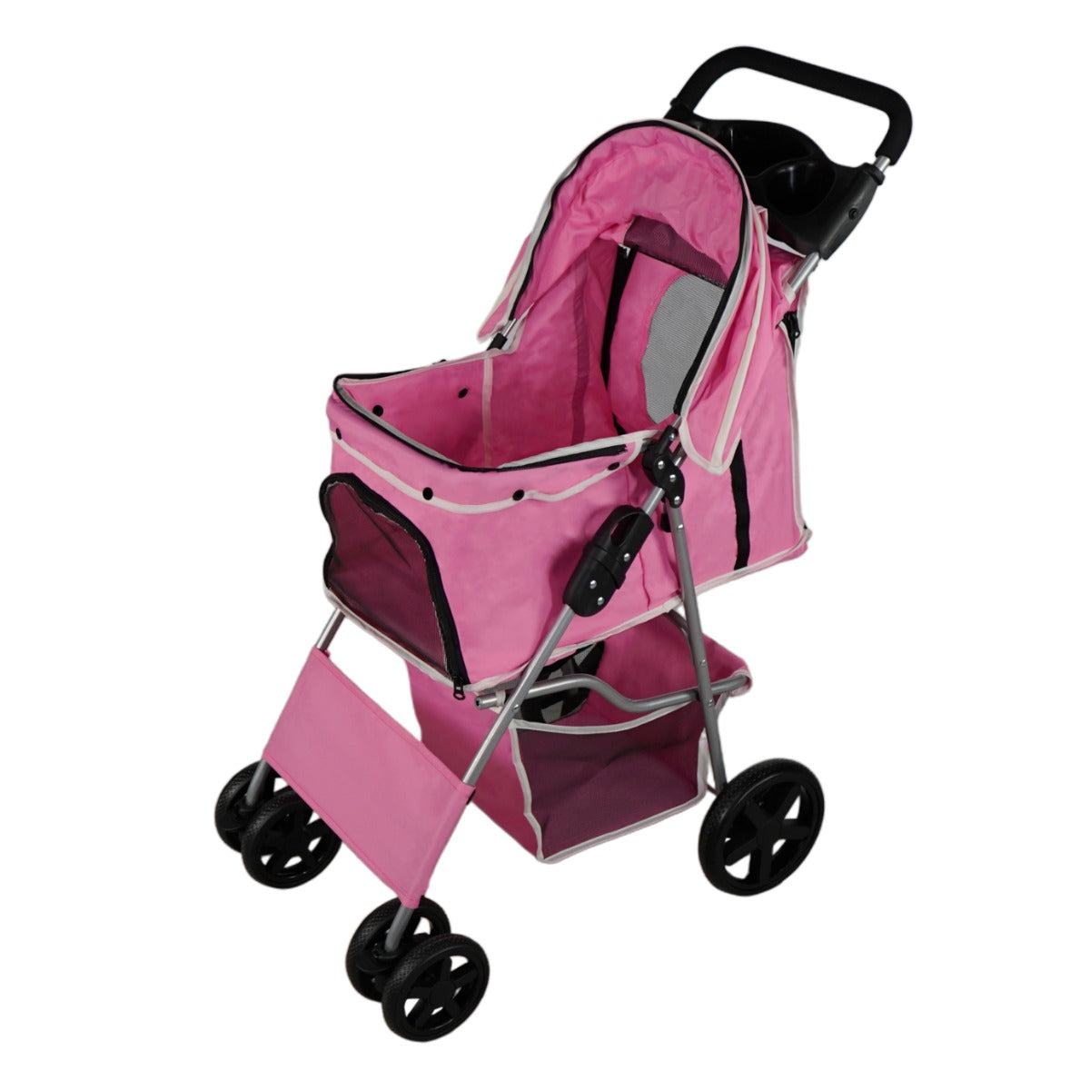 Poussette pour Animal de Compagnie – Rose