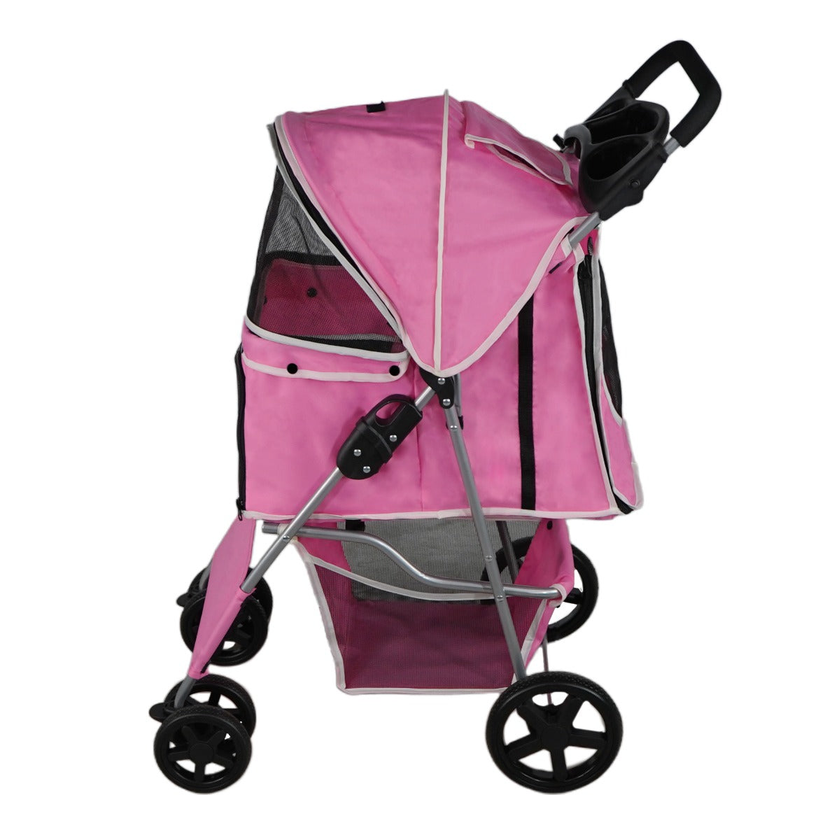 Poussette pour Animal de Compagnie – Rose