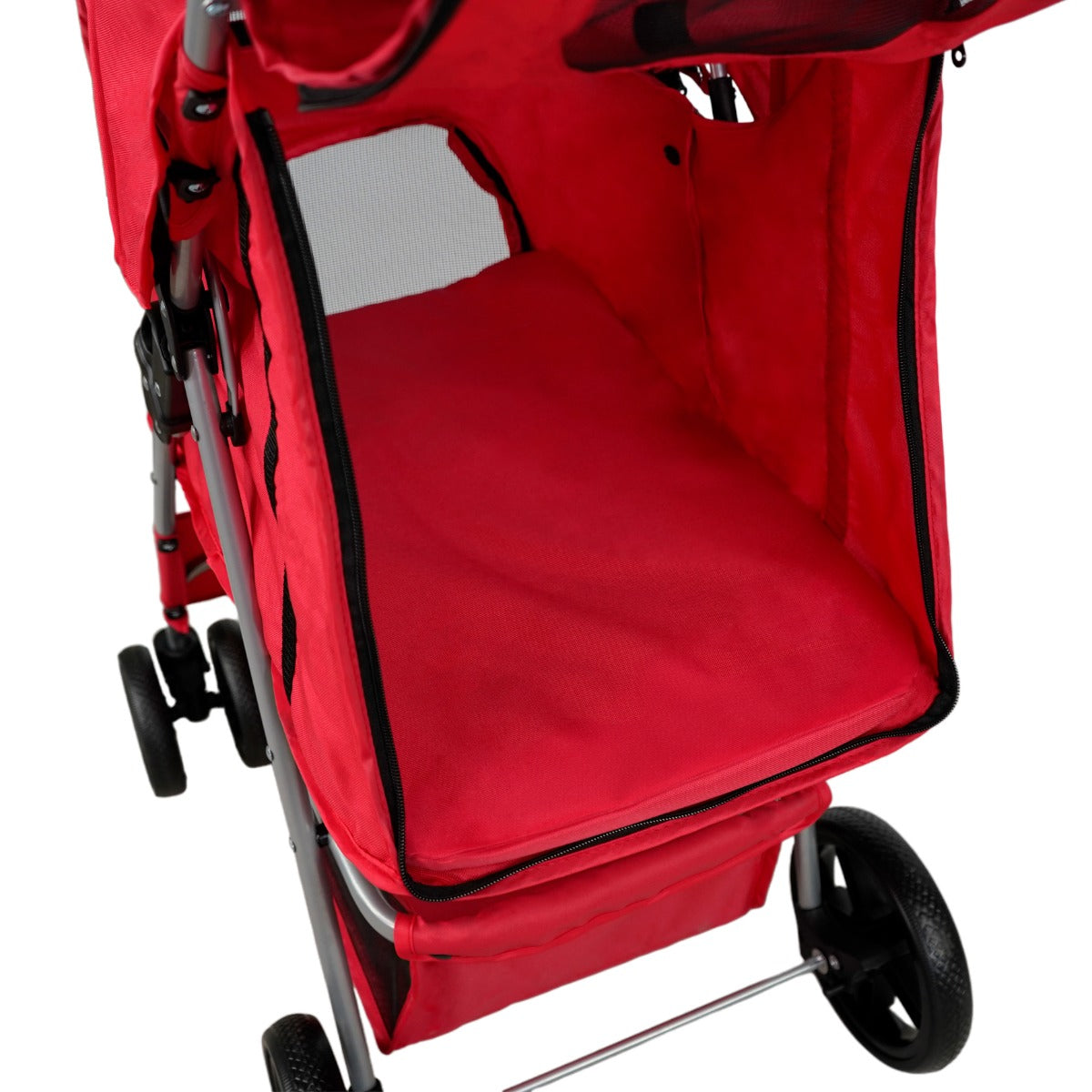 Poussette pour Animal de Compagnie – Rouge