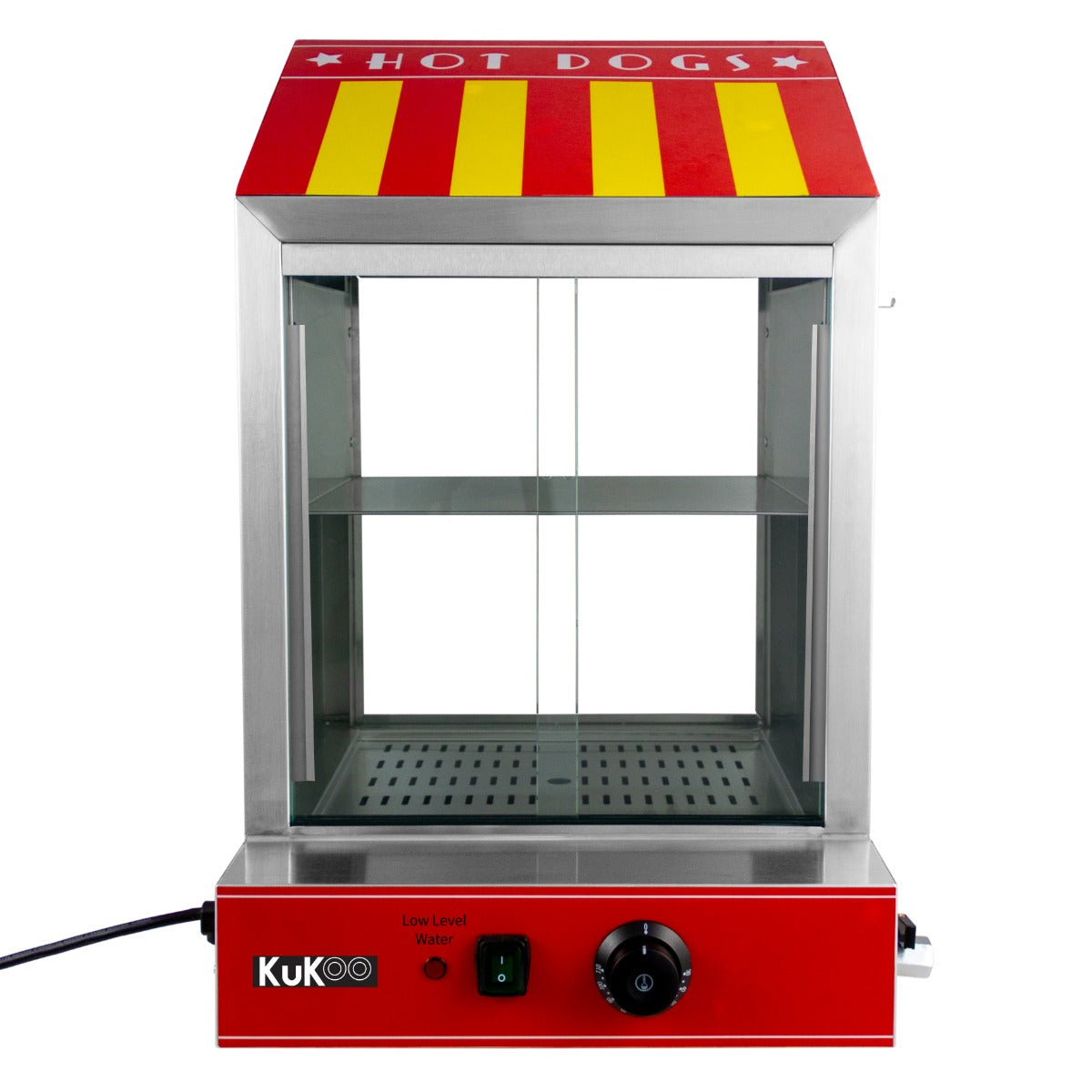 KuKoo Cuiseur vapeur pour Hot Dog avec Chariot assorti