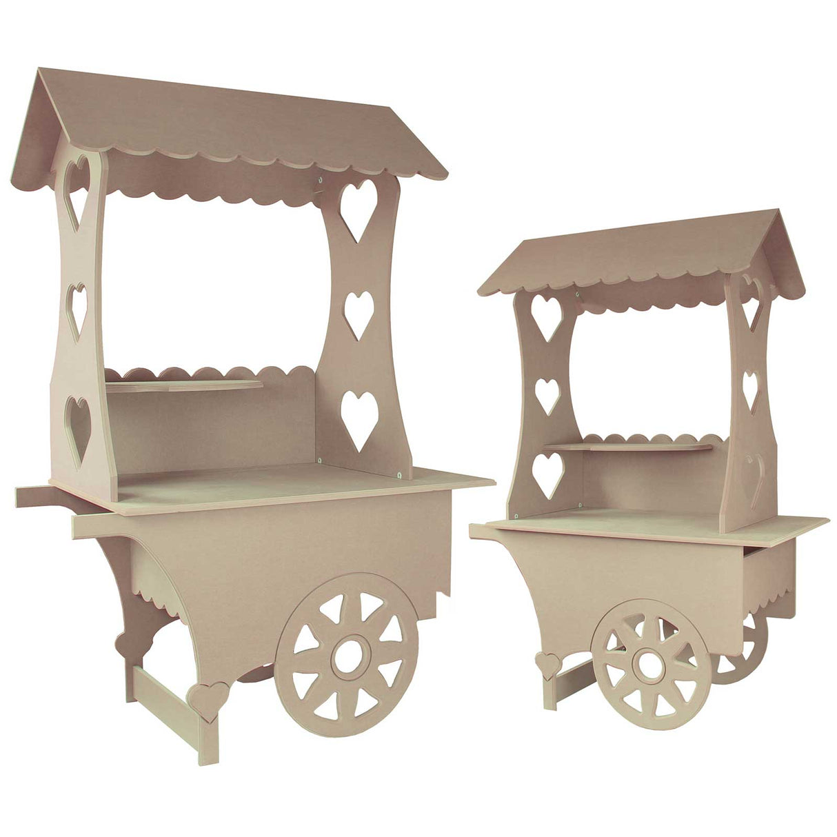 KuKoo Lot de 2 Chariots Présentoirs de Friandises