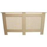 Cache Radiateur en MDF Naturel de 151,5cm de Large