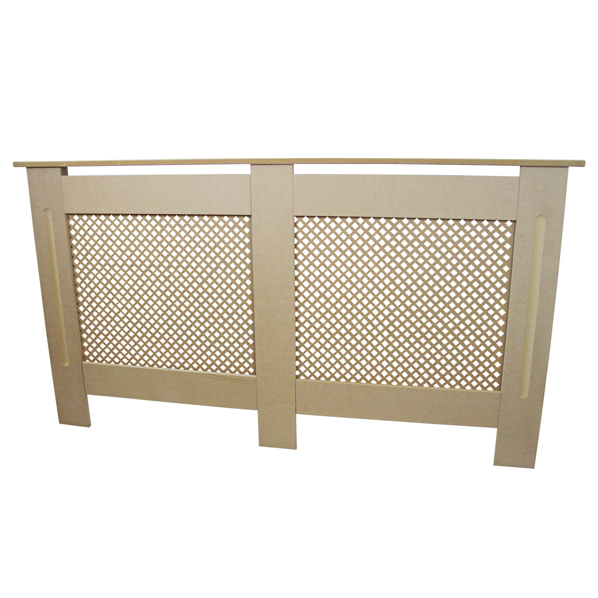 Cache Radiateur en MDF Naturel de 151,5cm de Large