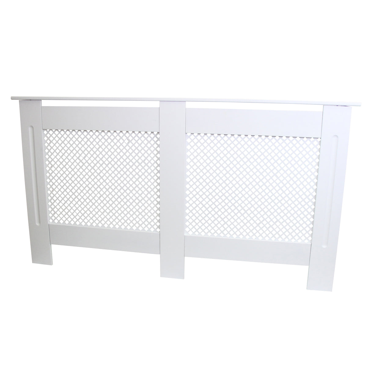 Cache Radiateur en MDF Blanc de 151,5cm de large