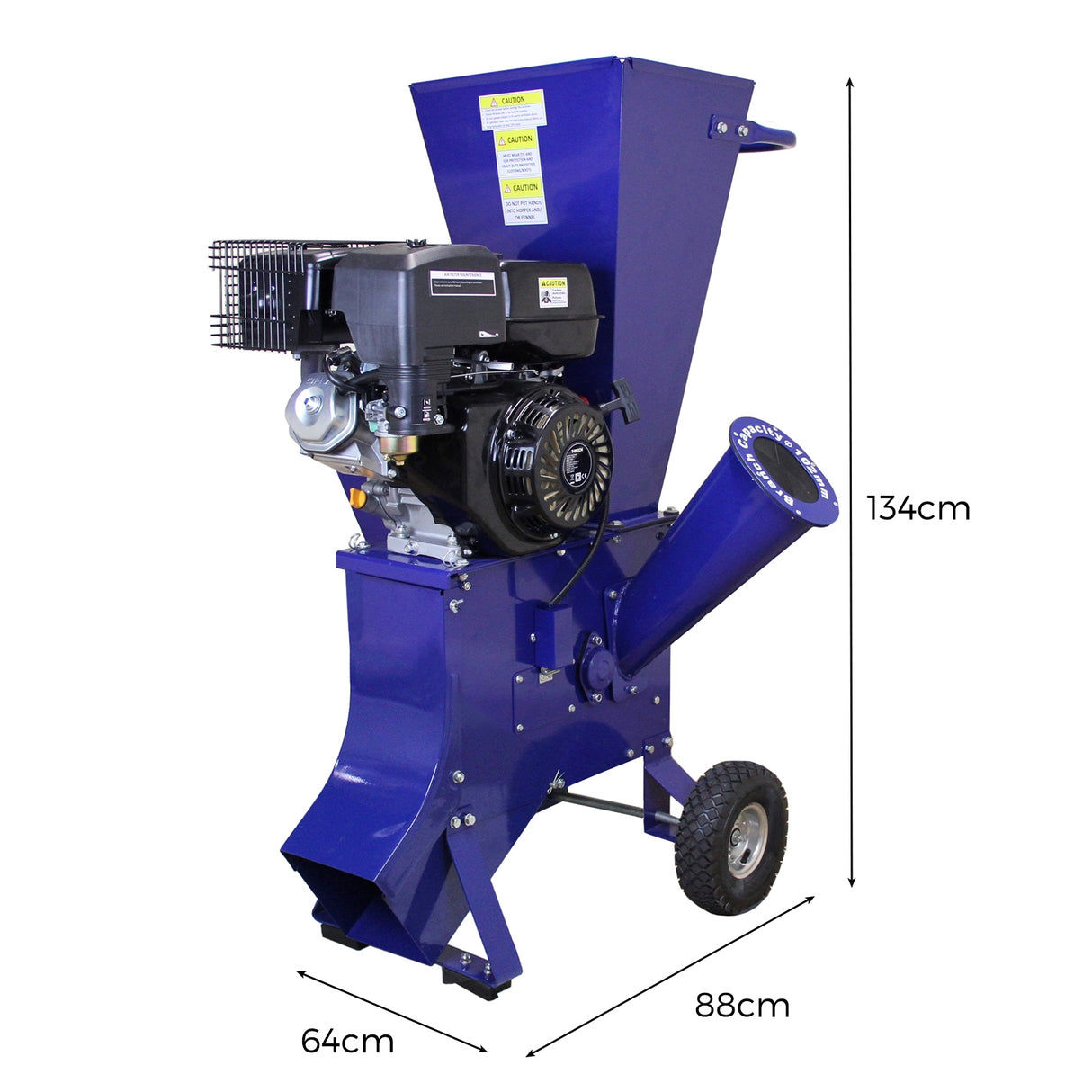 T-Mech Fendeur de bûches 5T Électrique et Déchiqueteuse de Bois 15CV