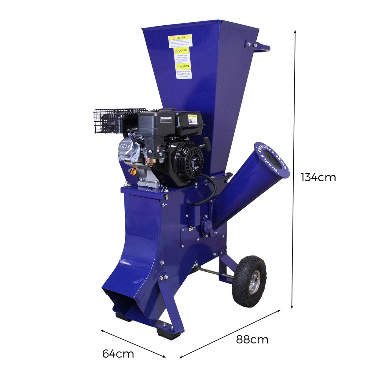 T-Mech Fendeur de bûches 7T Électrique et 6.5CV Déchiqueteuse de Bois