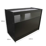 Vitrine Comptoir de Magasin Noir B1200