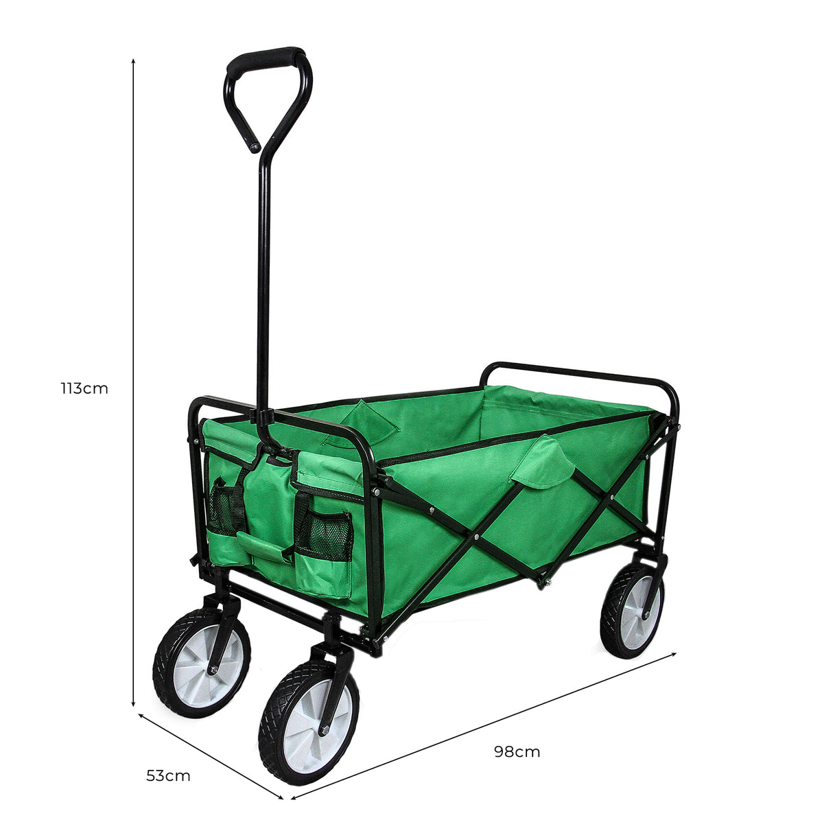 Chariot Pliable de Jardin – Vert