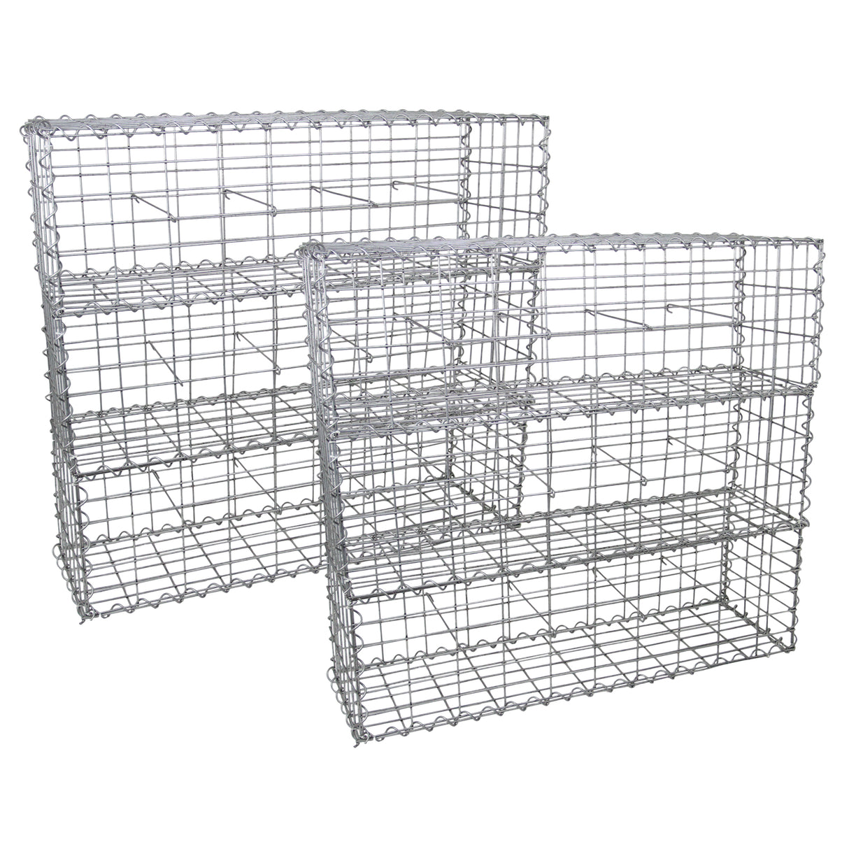 Lot de 6 Paniers de Gabions 100cm x 30cm x 30cm