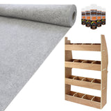 11m² Doublure Intérieure Feutre Gris Argenté & Rangement MDF pour Berlingo