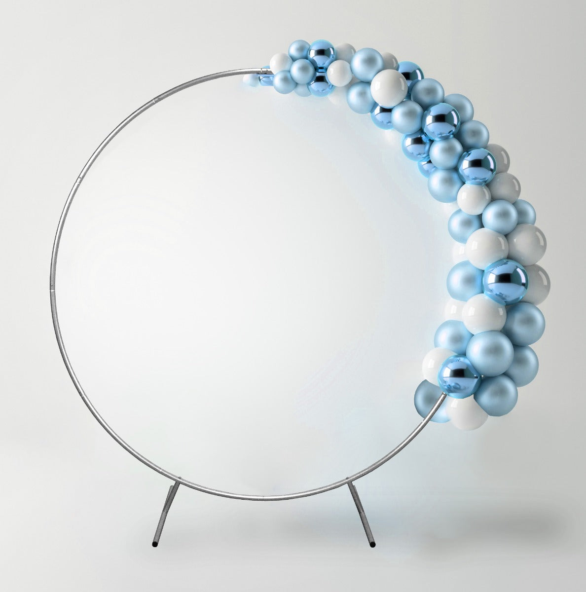 Arche Circulaire à Décorer pour Mariage - 200cm - Argentée