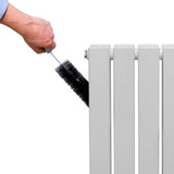 Radiateur Plat Blanc  Brillant 180 cm x 42 cm