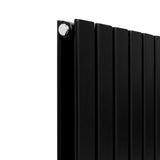 Radiateur Plat Noir Mat 180 cm x 42 cm