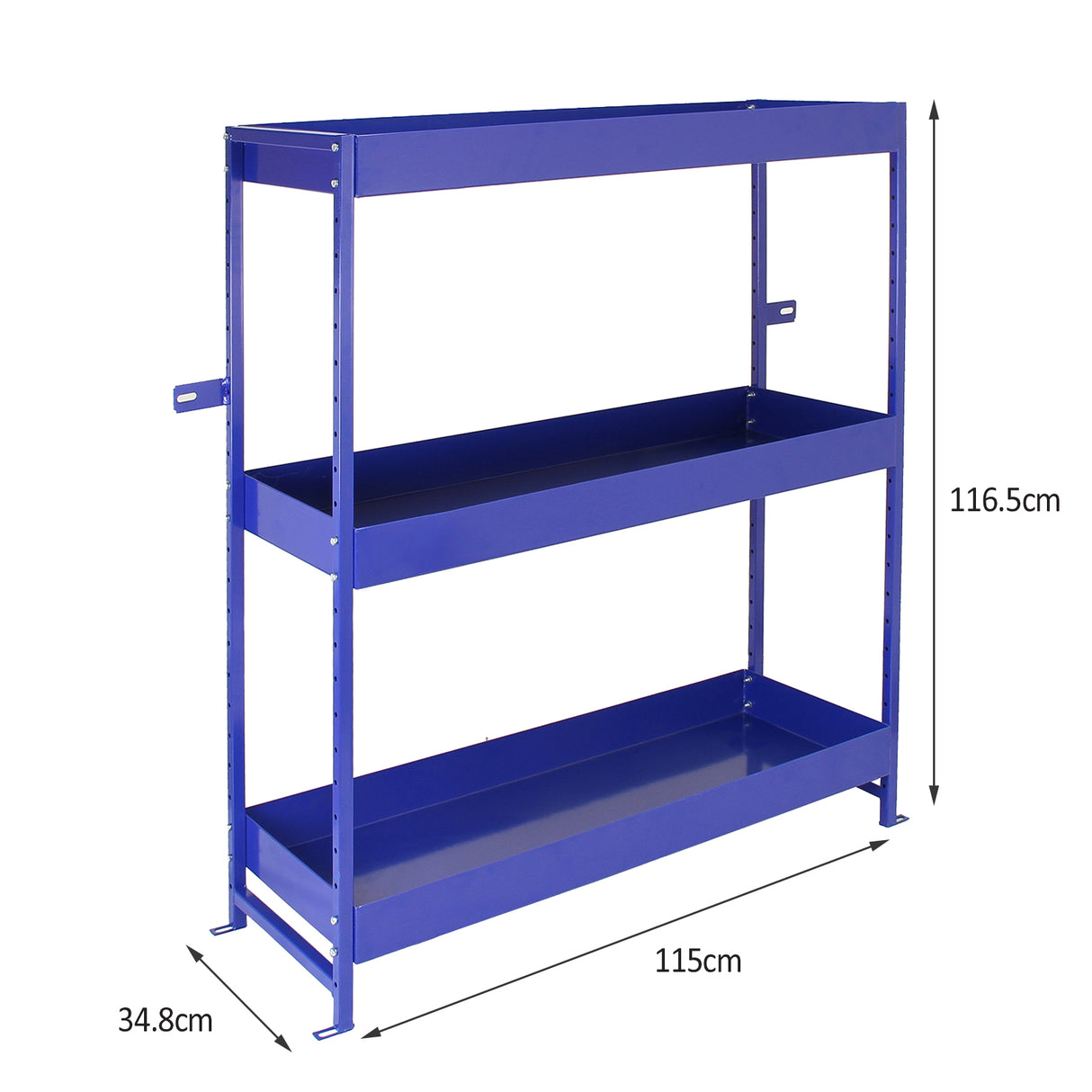 Rayonnage Bleu « Lightning » à Etagères Métalliques