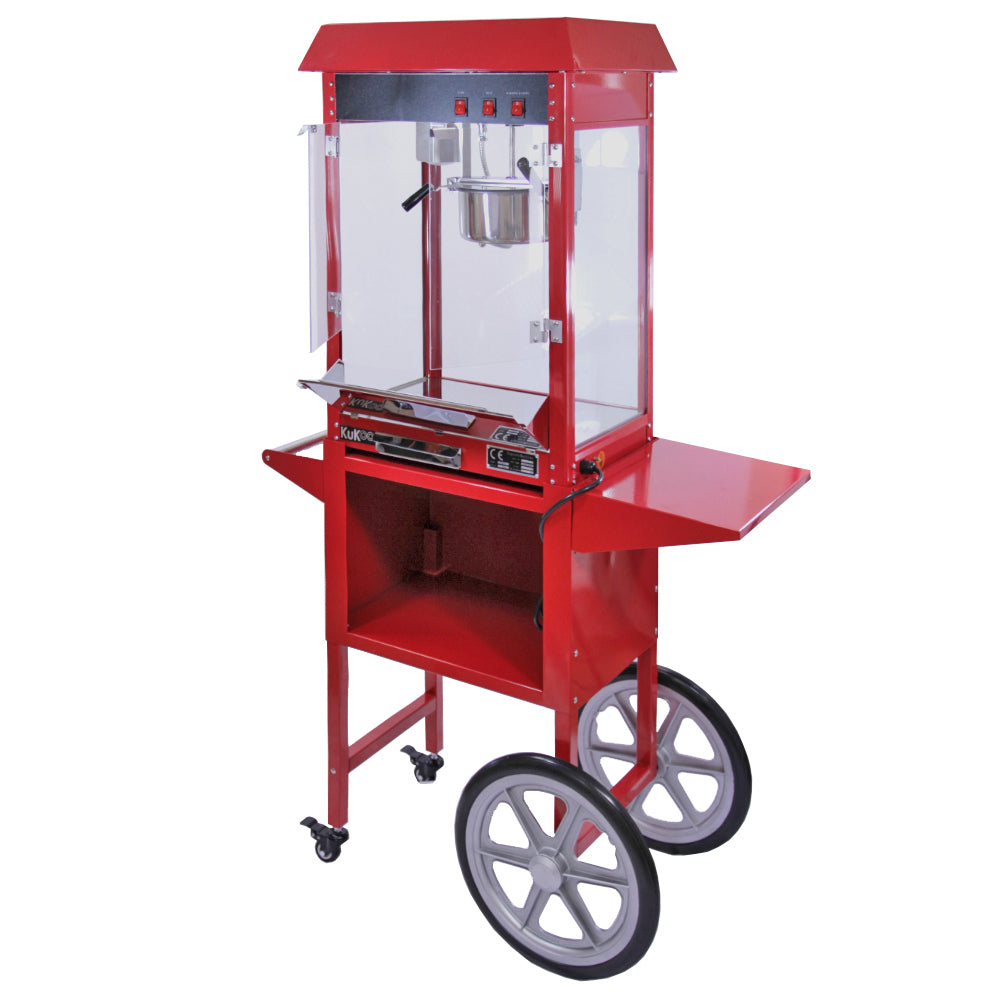 KuKoo Machine à Popcorn Professionnelle avec Chariot