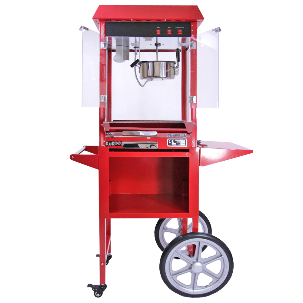 KuKoo Machine à Popcorn Professionnelle avec Chariot