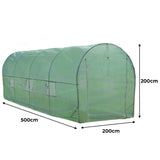 Serre Polytunnel 19mm 5m x 2m avec Étagères