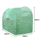 Serre Polytunnel 19mm 4m x 2m avec Étagères