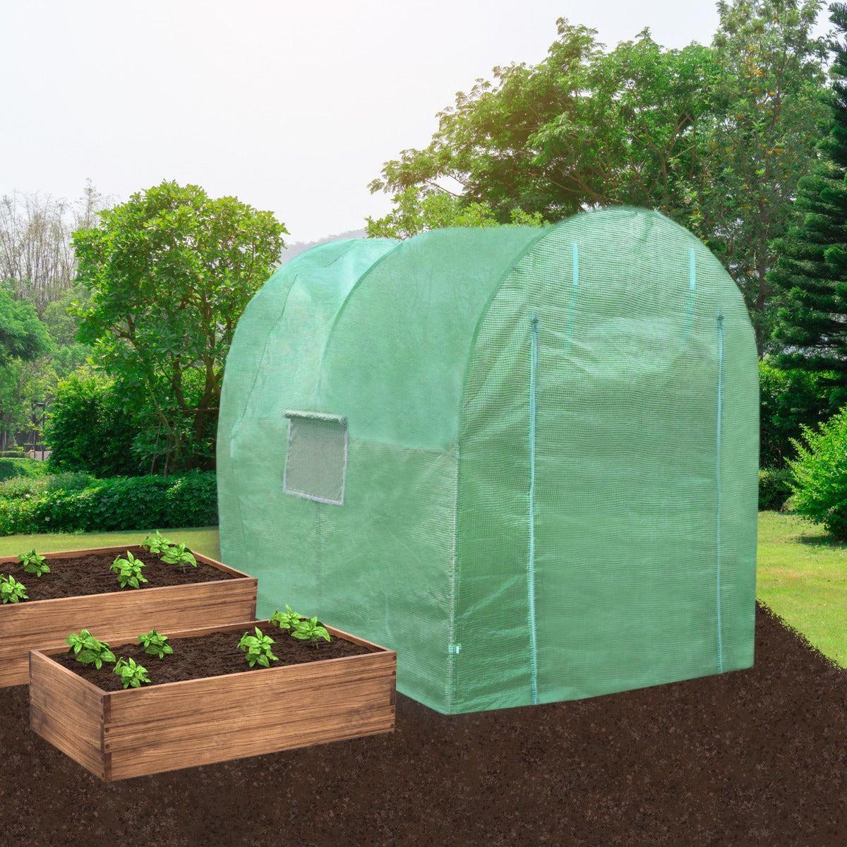 Serre  Polytunnel 19mm 3m x 2m