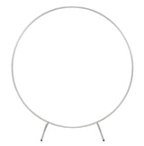 Décoration de Mariage - Combo Arche Circulaire Blanche  & 2 Saules Pleureur Lumineux 180 cm Blanc chaud